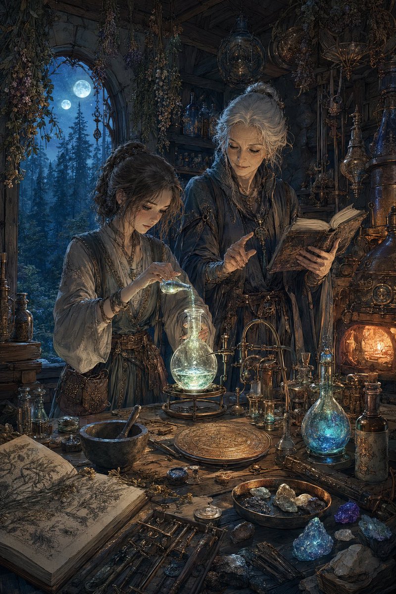 Moonlit Fantasy Alchemy Workshop