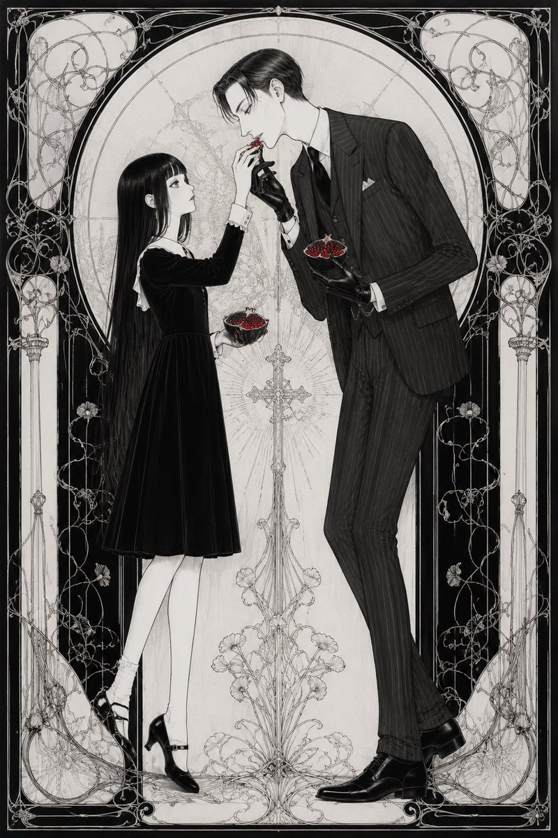 Gothic Art Nouveau Offering