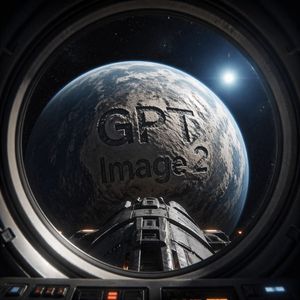GPT Image 2 Space Porthole — Create a cinematic photorealistic sci-fi view from inside a spacecraft cockpit or round observation window, looking out through a t