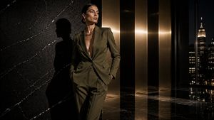 Noir Luxury Fashion Editorial AI image template preview