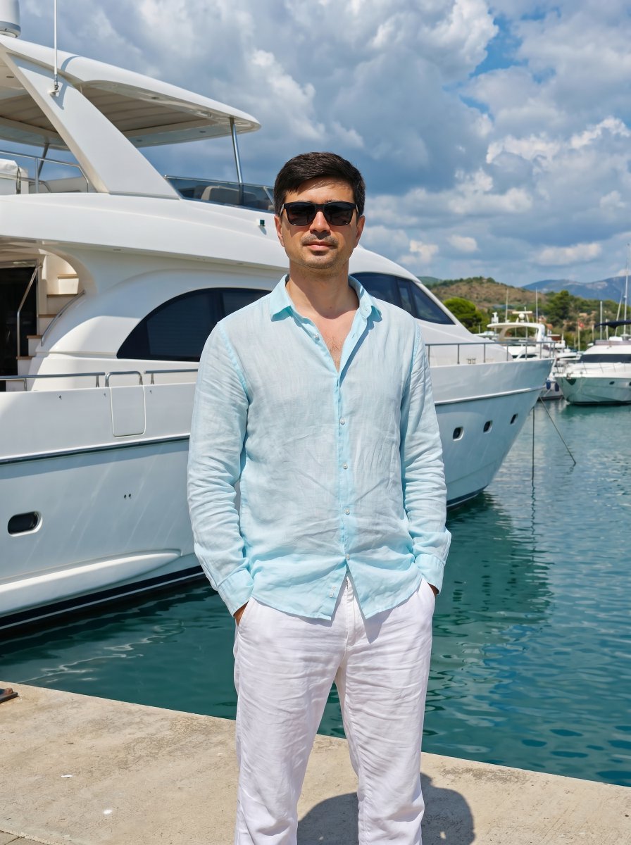 Sample output image for Aspirational Marina Yacht Portrait