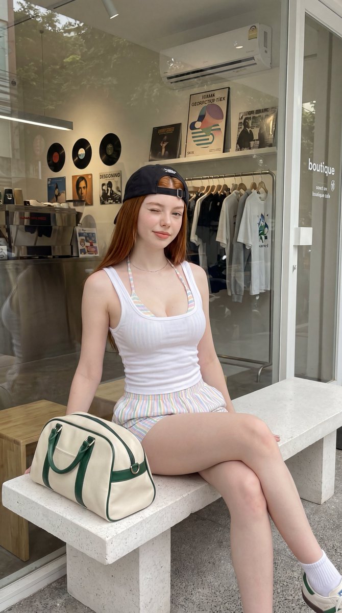 E-commerce Main Image - Urban Summer Streetwear Fashion Portrait - Image 2