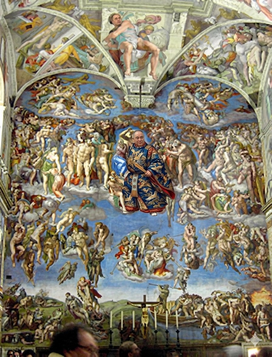 Sample output image for Sistine Chapel Last Judgment Style