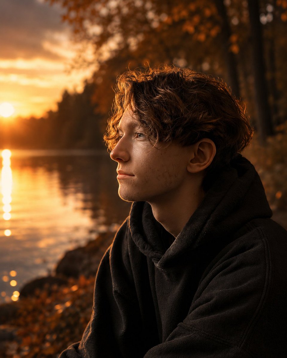 Lakeside Editorial Portrait Transformation