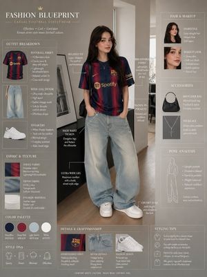 Fashion Infographic Concept Sheet AI image template preview