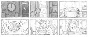 Pencil Sketch Storyboard Sketch AI image template preview