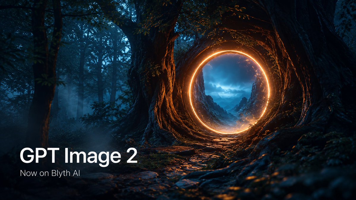 Cinematic GPT Image 2 Forest Portal Banner