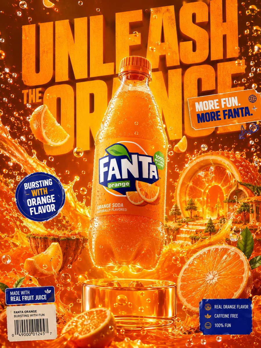 Premium Beverage Advertising Poster