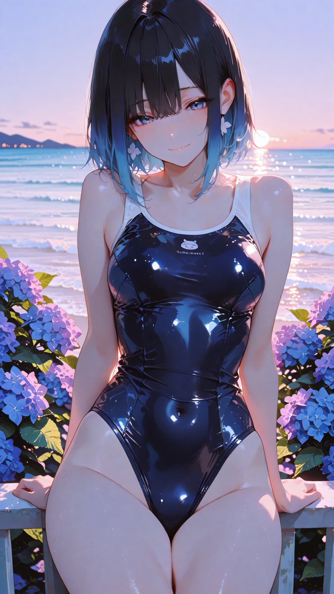Cinematic Side-Profile Beach Transformation reference image 1