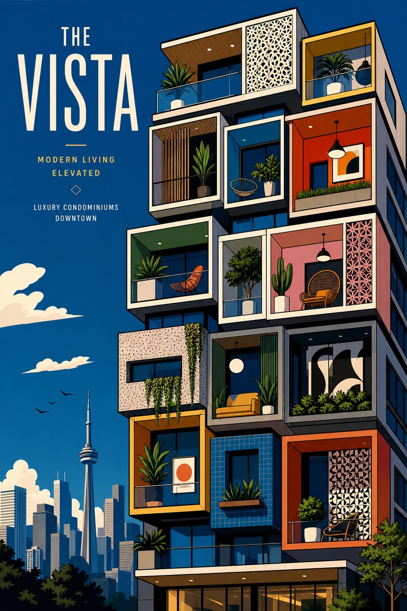 The Vista Modular Condo Poster
