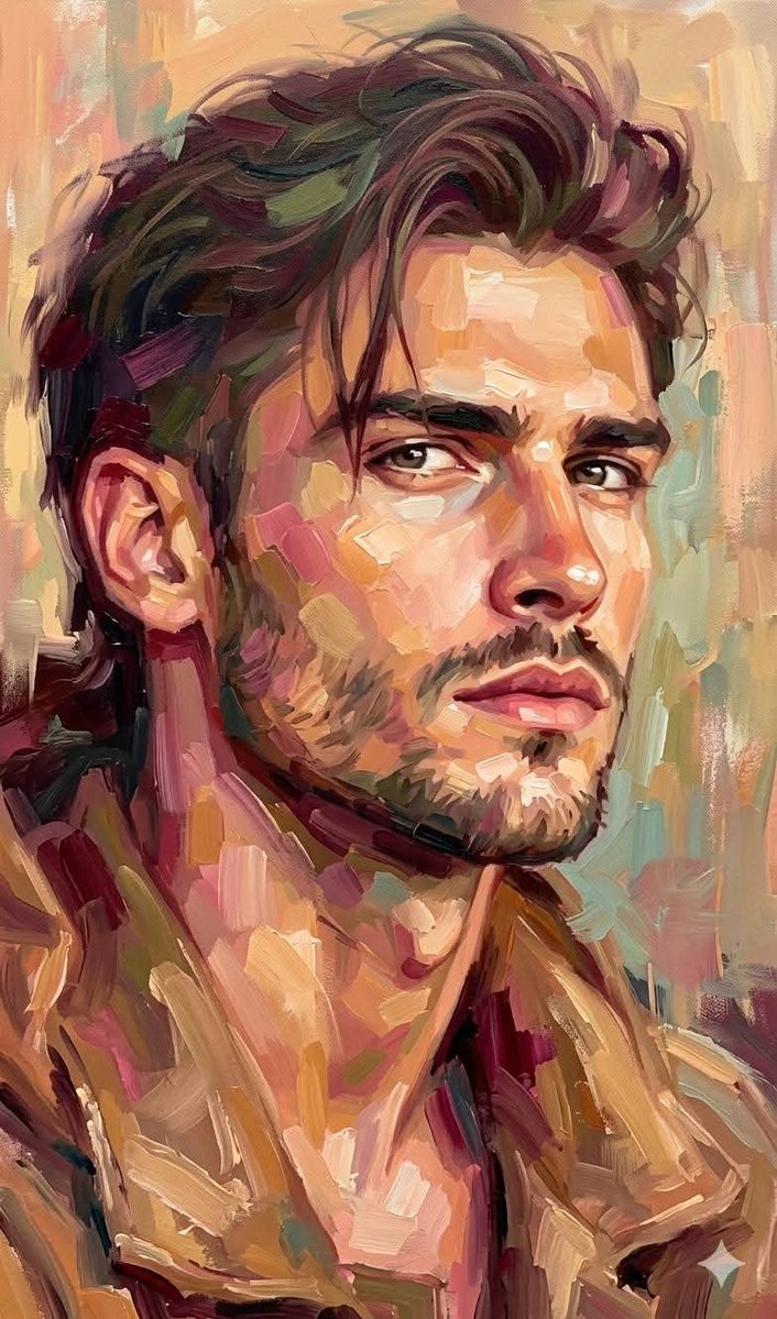 Sample output image for Expressive Oil Painting Portrait
