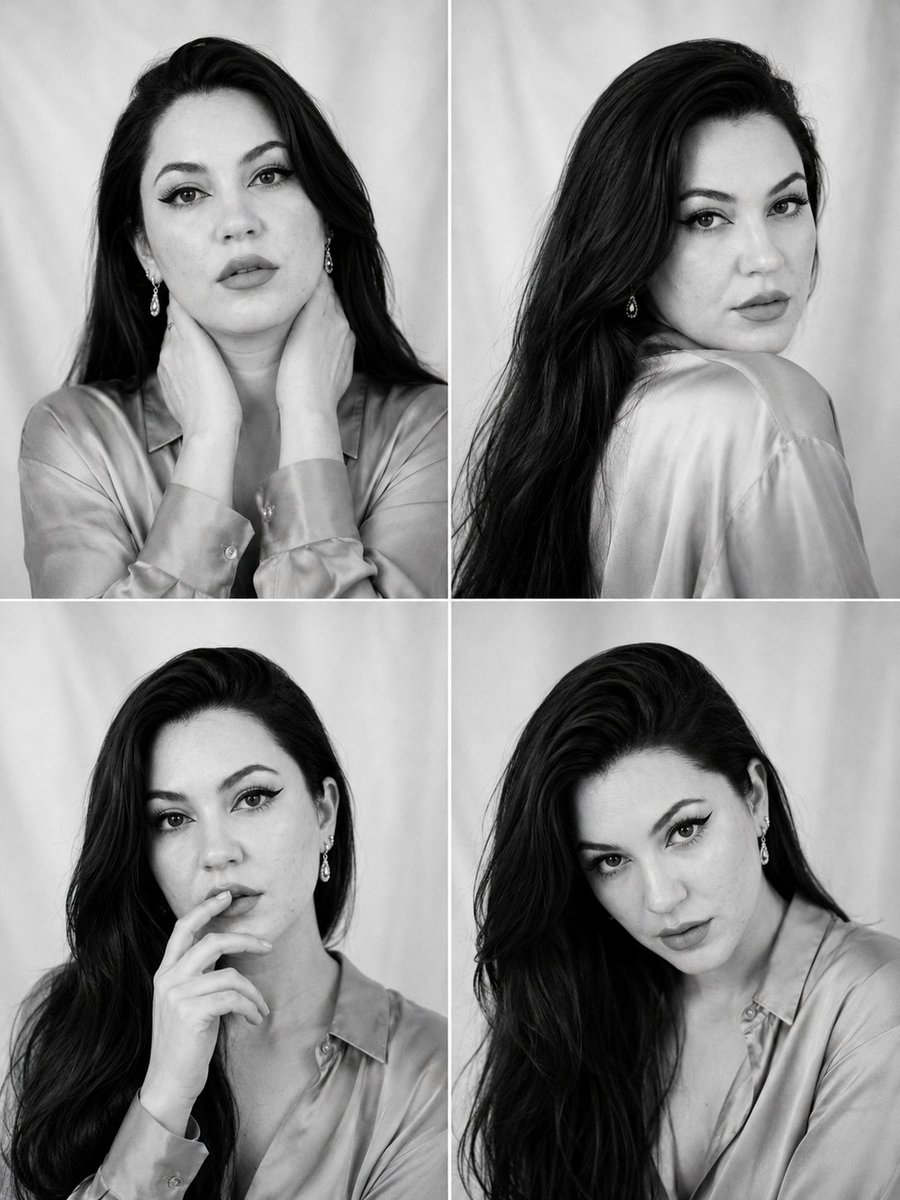 Fashion Casting Contact Sheet