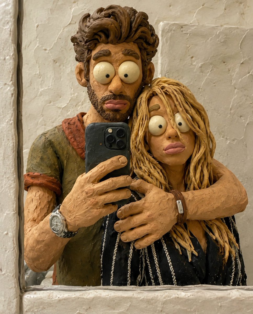 Chaotic Claymation Photo Transformation