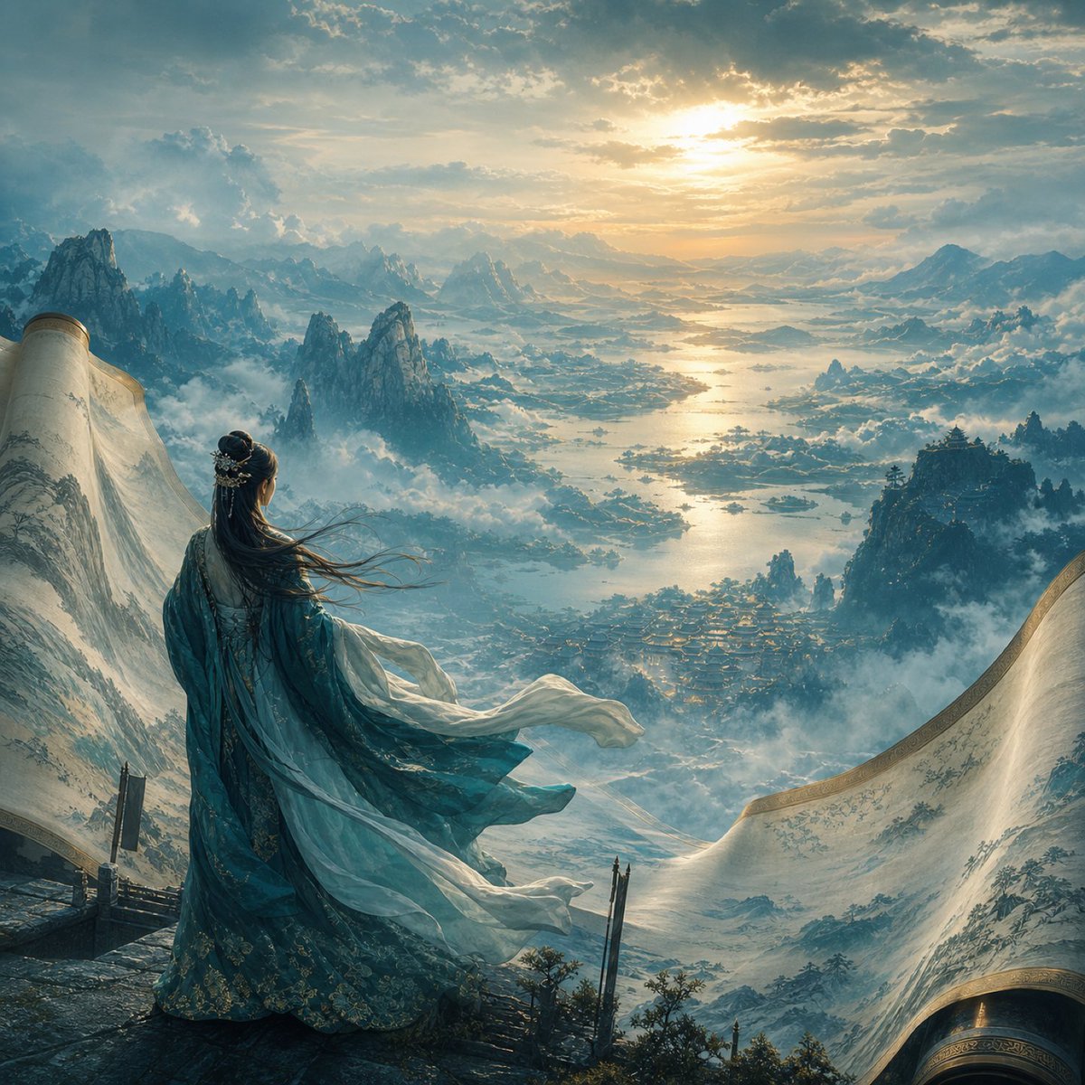 Xianxia Woman Over Misty Mountain Realm