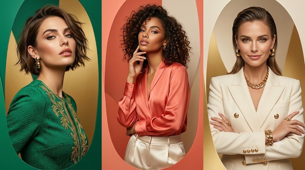 Faceless Fashion Editorial Triptych