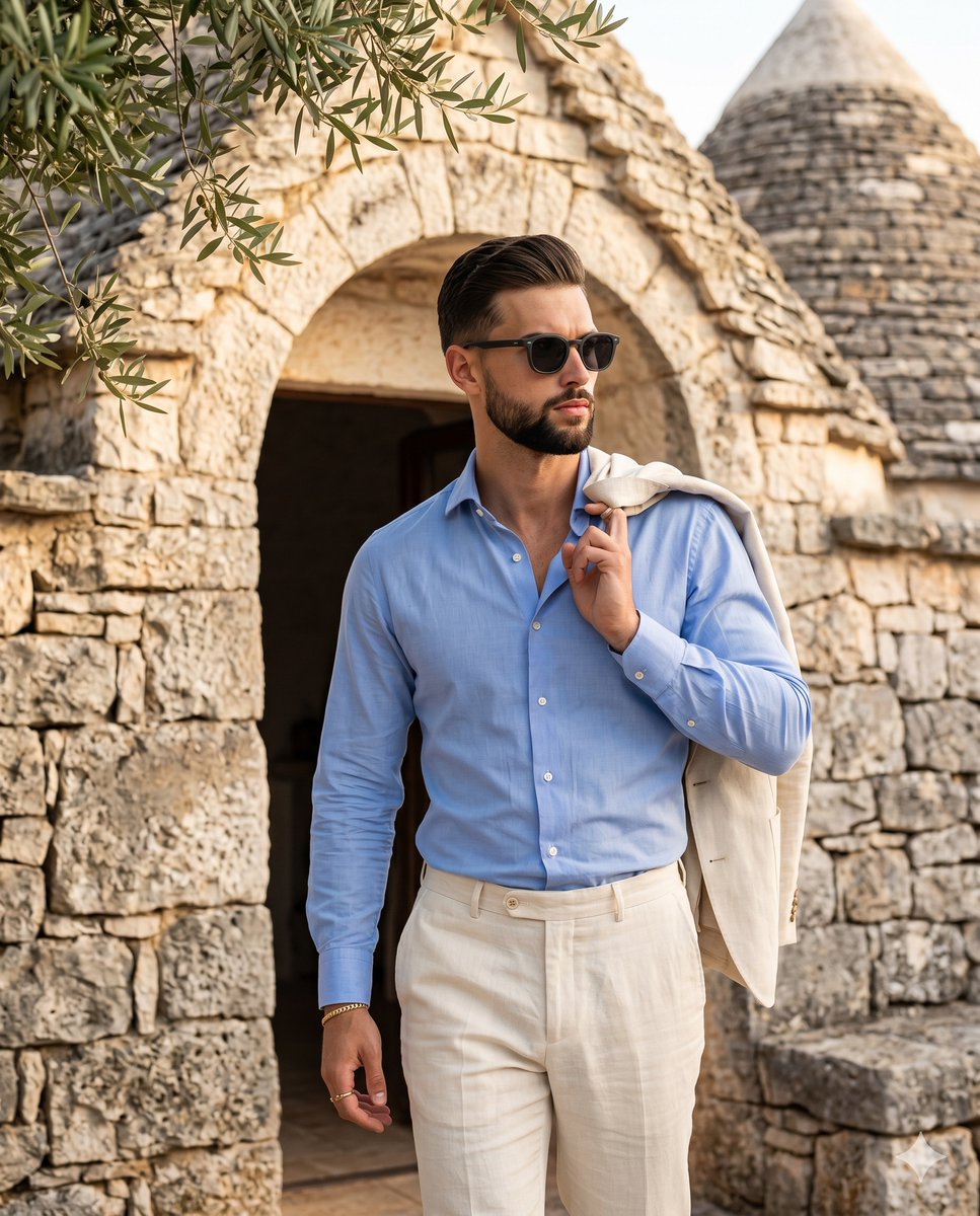 Sample output image for Mediterranean Summer Lifestyle Portrait