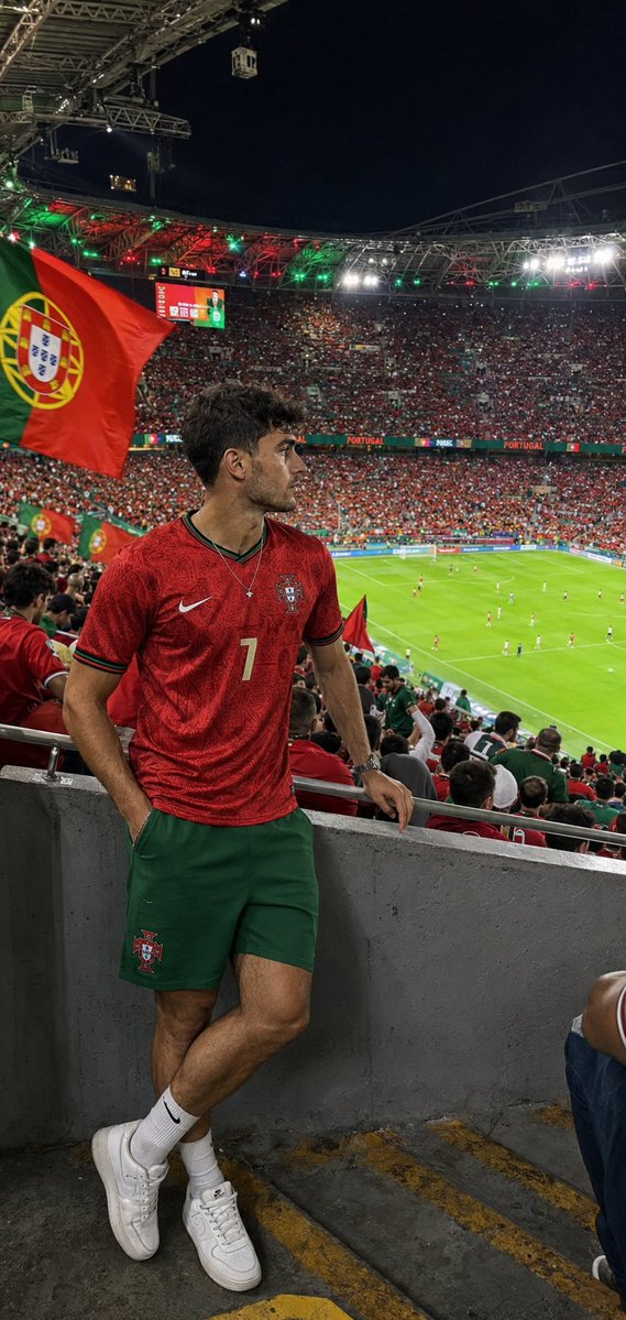 Portugal Football Fan Stadium Portrait