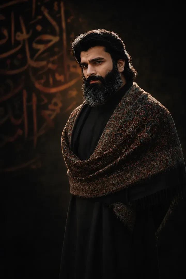 Cinematic Muslim Woman Portrait