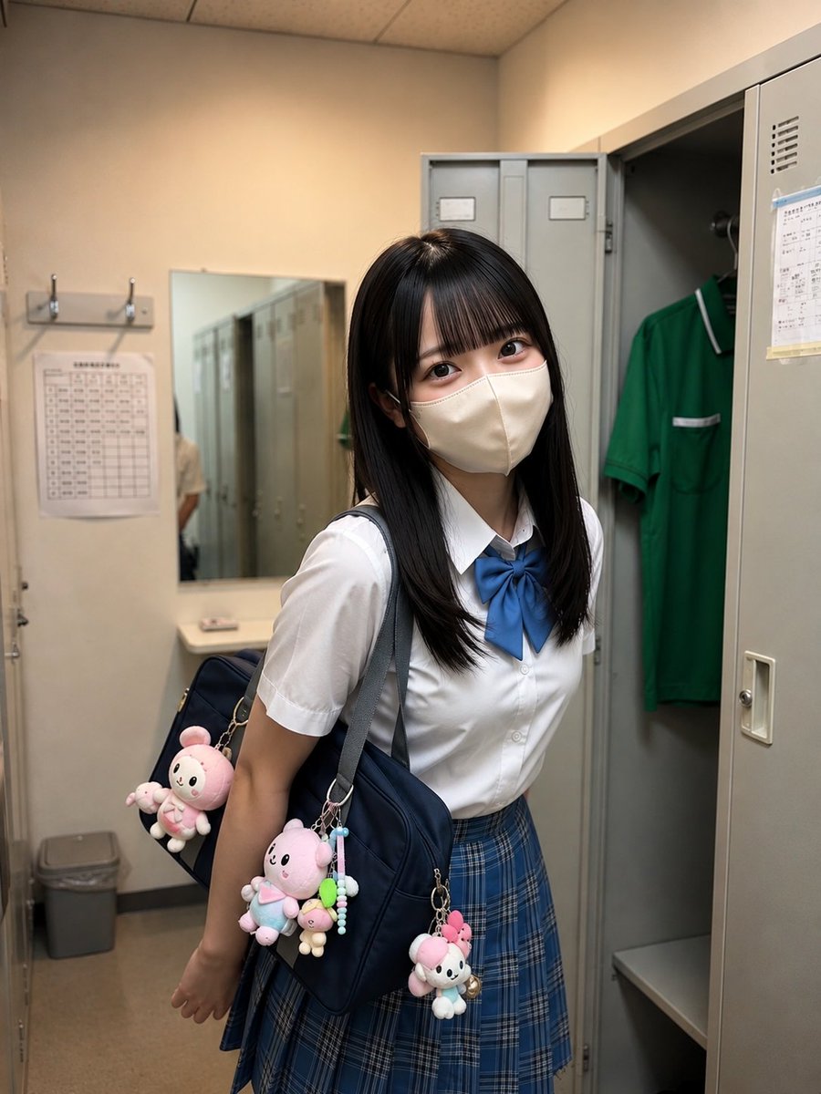 Japanese Schoolgirl Candid Portrait