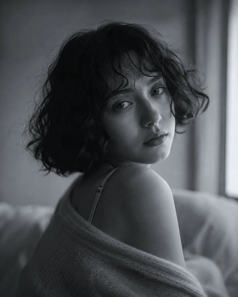 Ethereal Fine Art B&W Portrait
