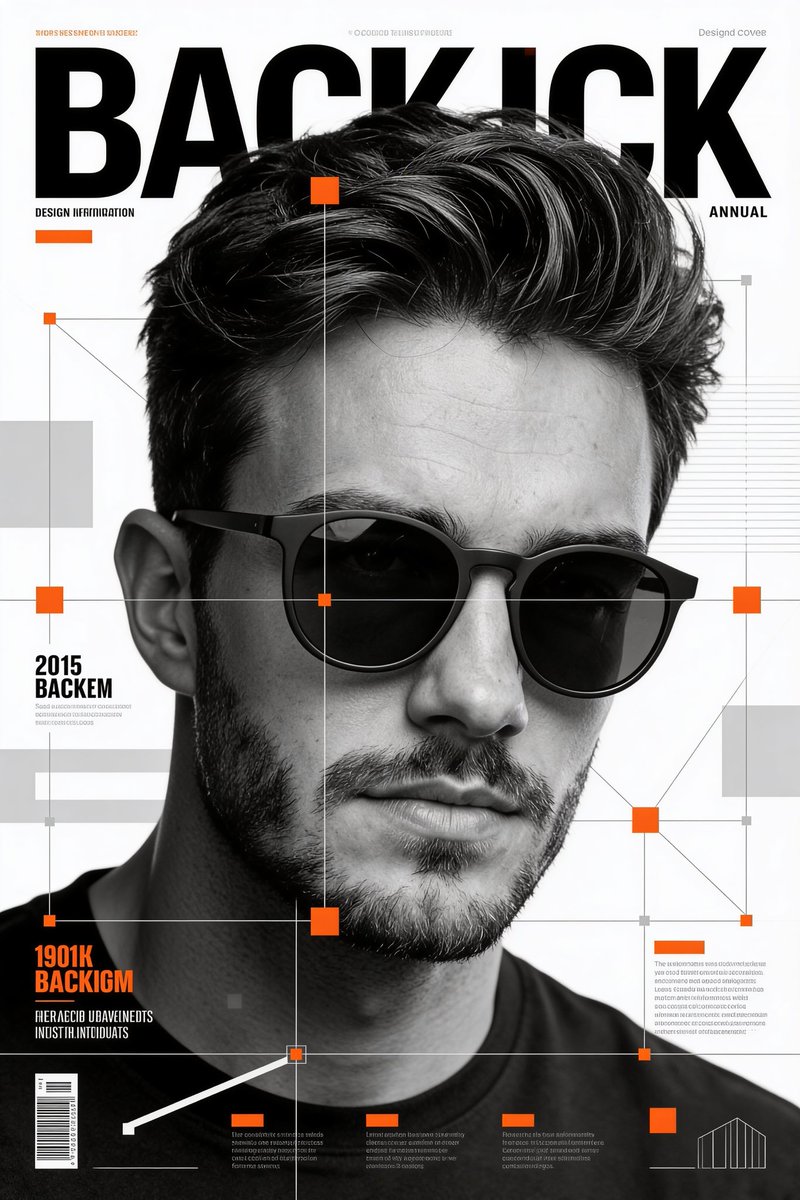 Monochrome Editorial Sports Poster