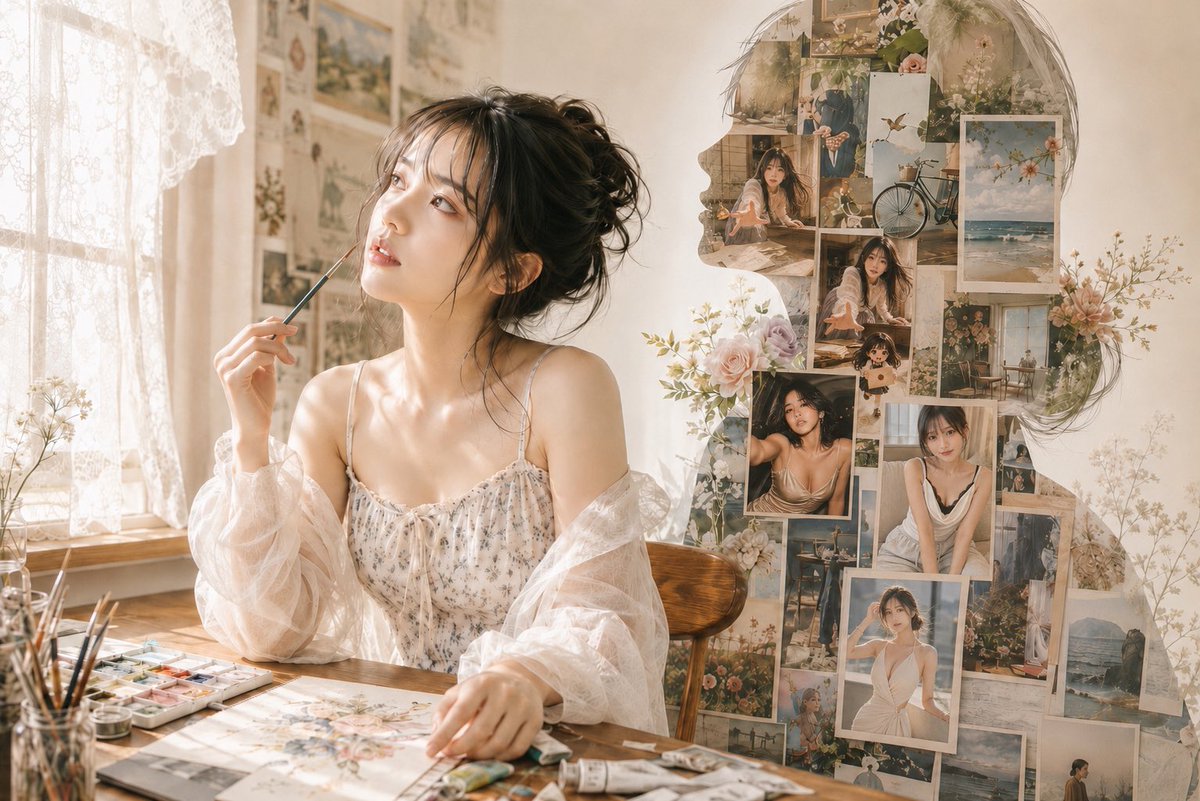 Dreamy Atelier Artistic Portrait