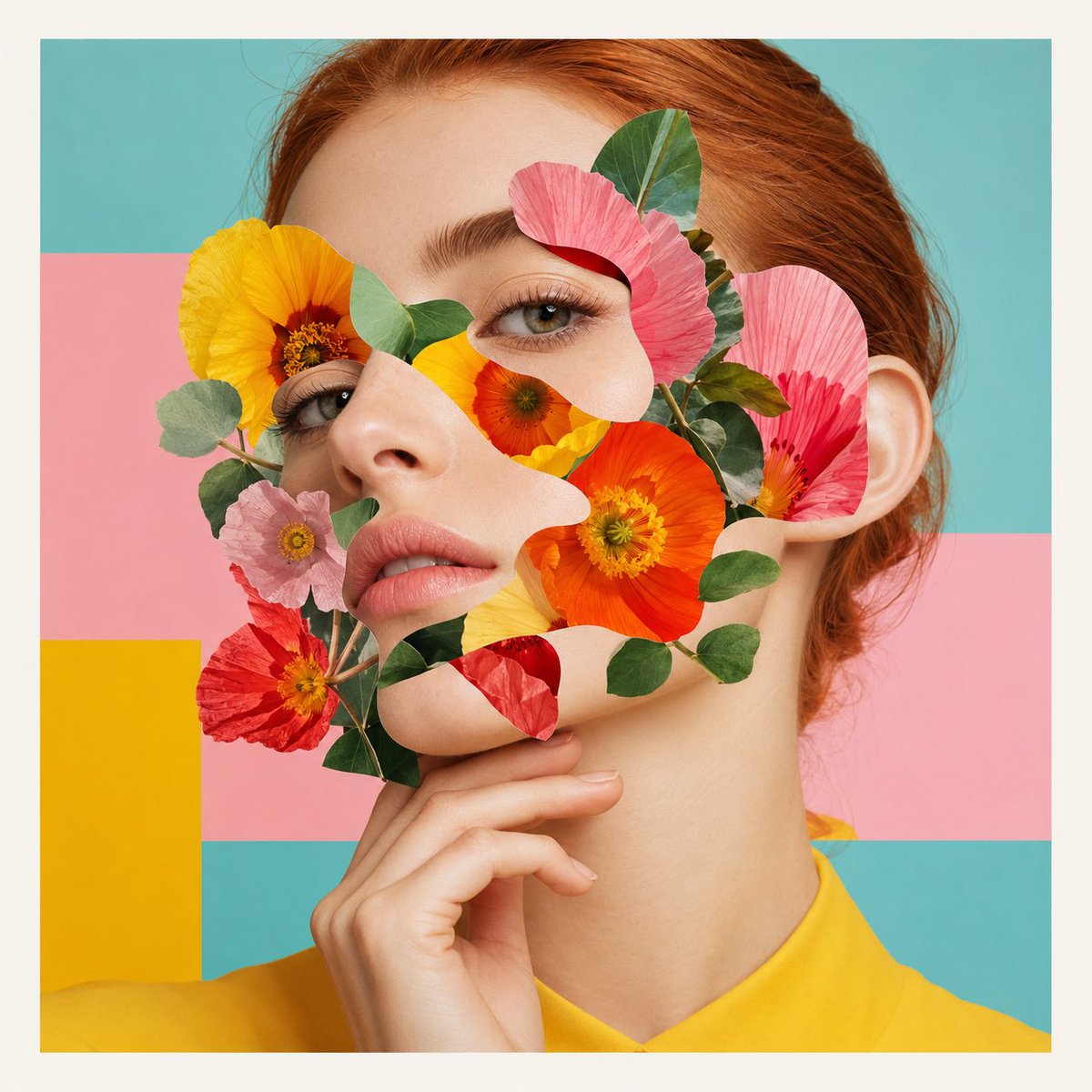 Surreal Fashion Magazine Editorial Collage