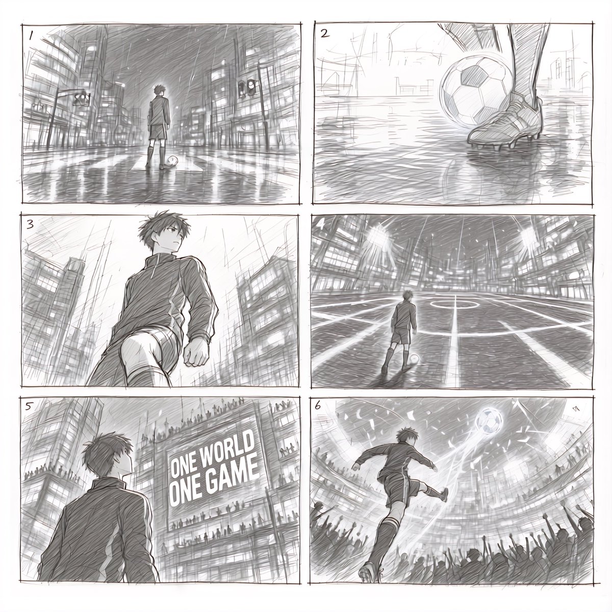 Night City Soccer Kickoff Visual example 2