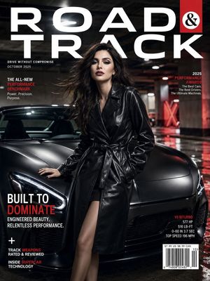 Automotive Magazine Cover Portrait — Use the reference image as the only source for the girl’s identity. Preserve 100% facial identity, resemblance, face shape,