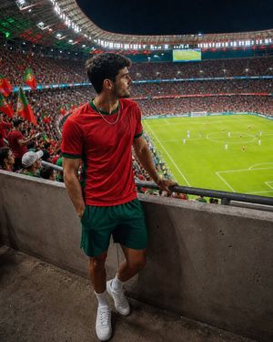Professional Stadium Fan Photography Prompt AI image template preview