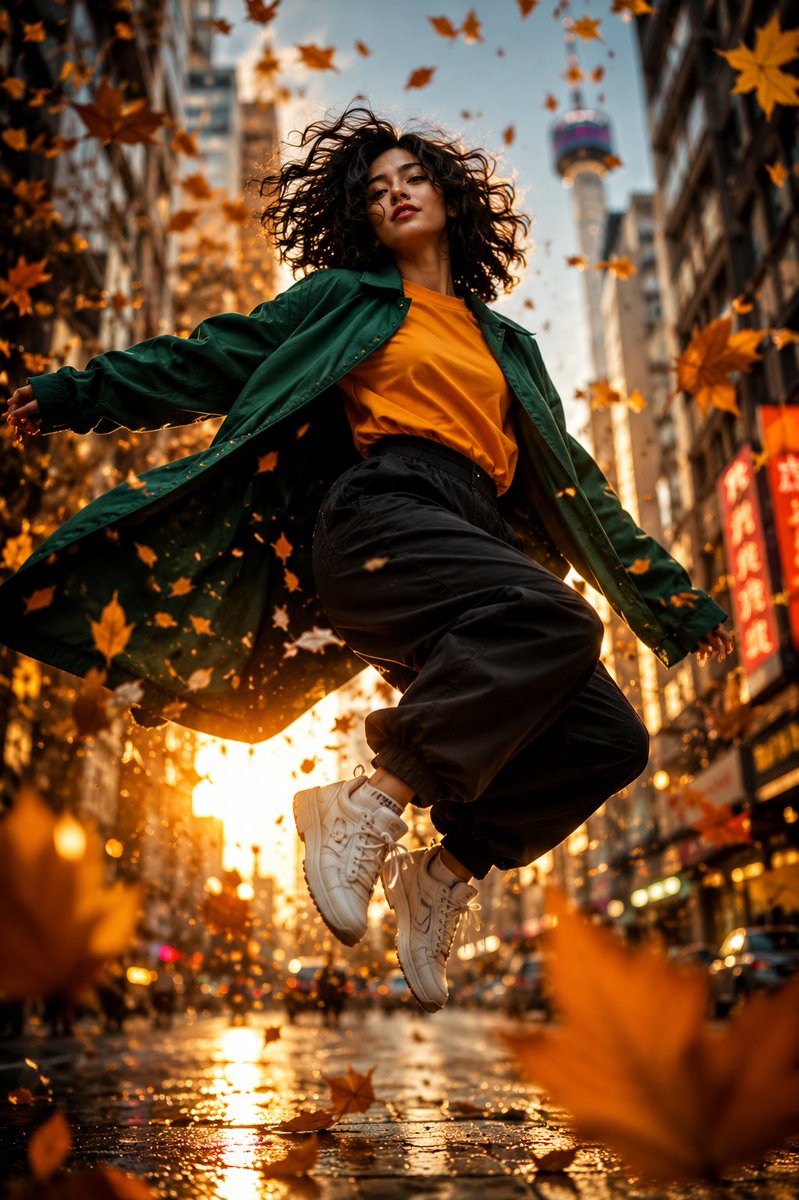 Urban Cinematic Fashion Portrait