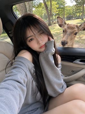 Candid Mobile Travel Snapshot with Deer AI image template preview