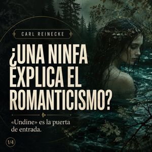 Gothic Undine Romanticism Poster — Goal: Create a dark Gothic editorial poster about Romanticism and the water-nymph story Undine, comb…