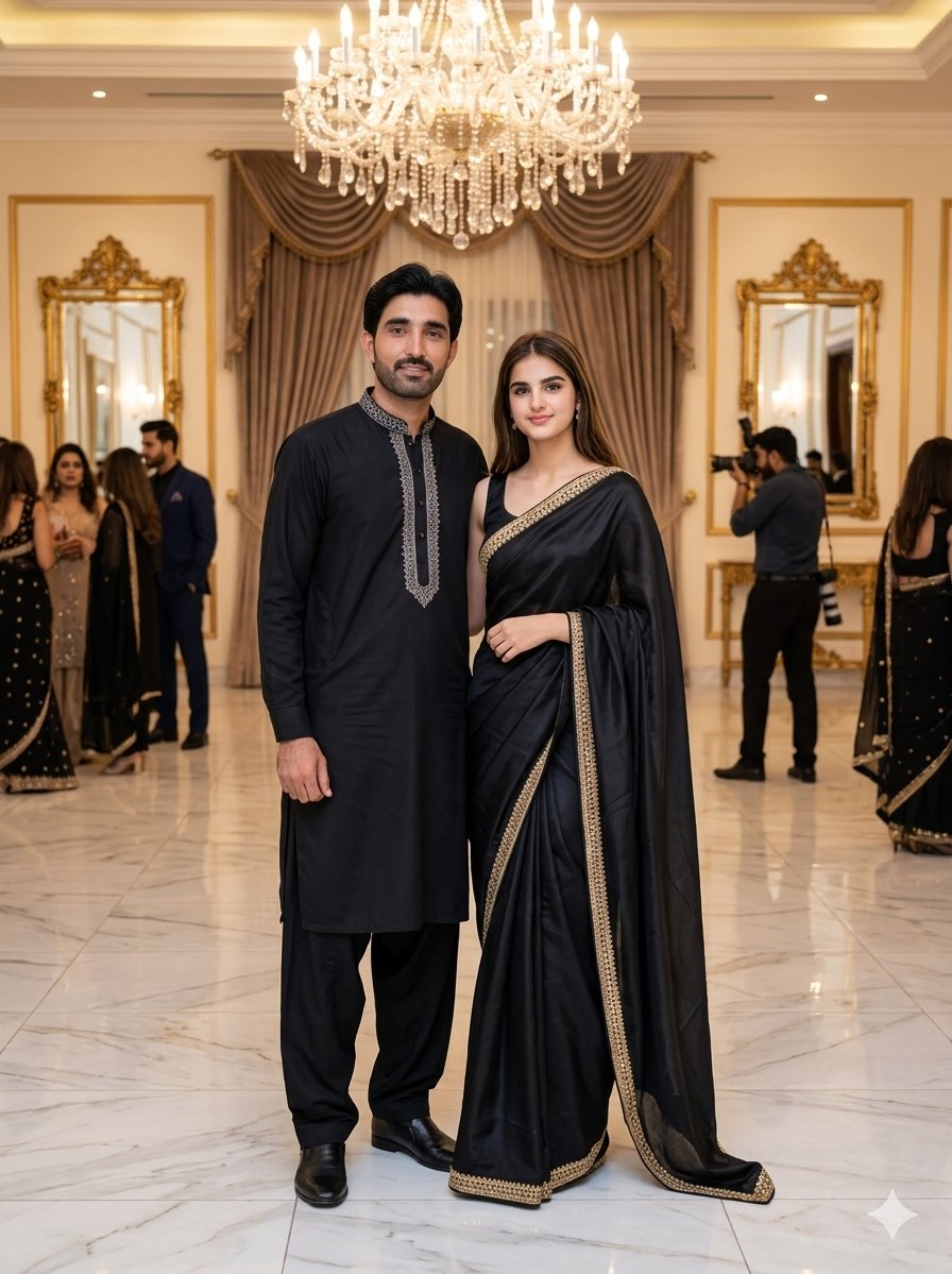 Luxury Pakistani Couple Portrait