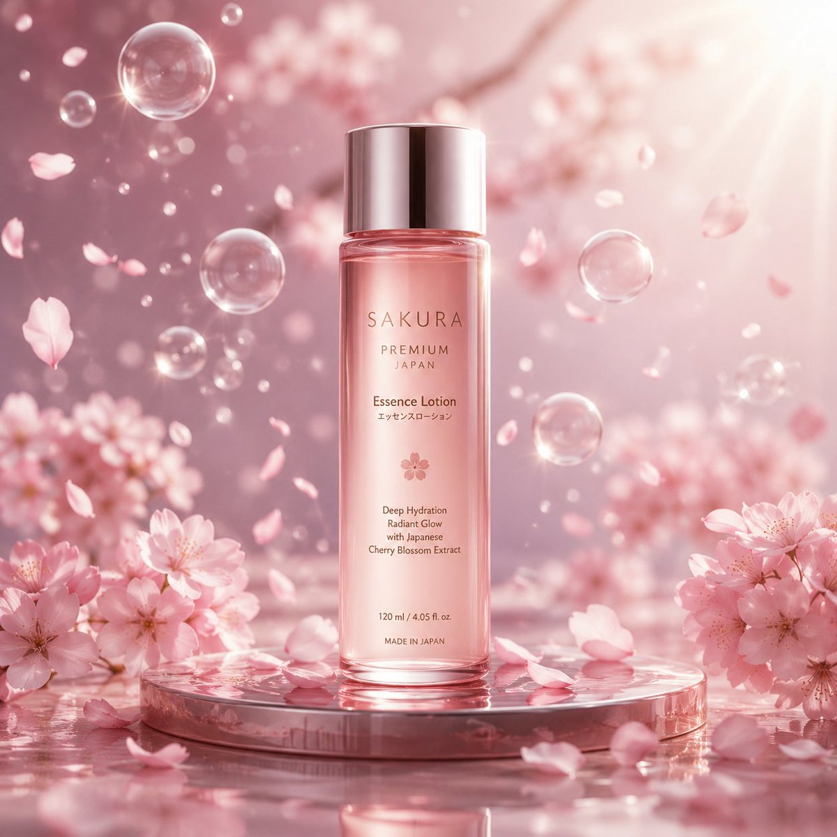 Sample output image for Cherry Blossom Beauty Campaign