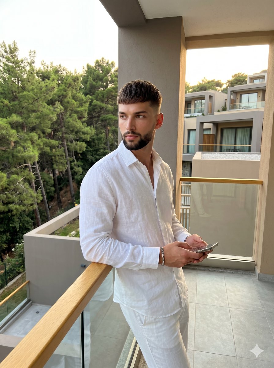 Sample output image for Resort Balcony Lifestyle Portrait