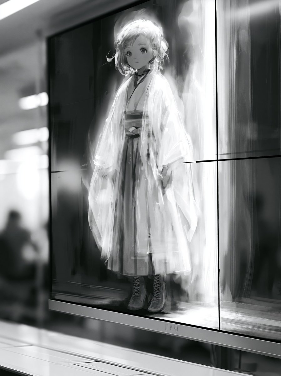 Sample output image for Taisho Era Girl Remote Work Presentation