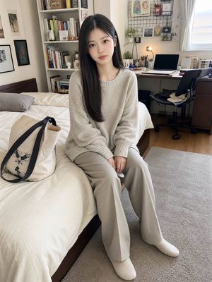 Cozy Apartment Lifestyle Snapshot AI image template preview