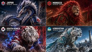 World Cup Dark Horse Teams Visualization AI image template preview