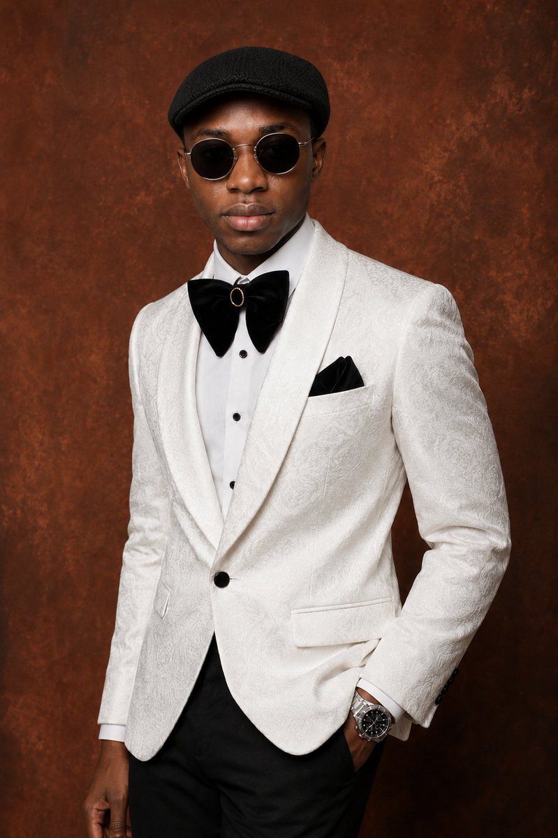 Confident Formal Studio Portrait