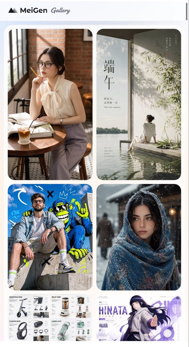 MeiGen AI Gallery Mobile Screenshot