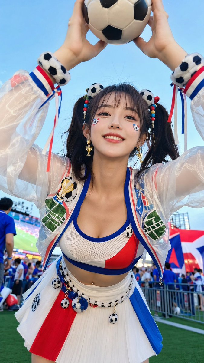 Japanese World Cup Fan Portrait