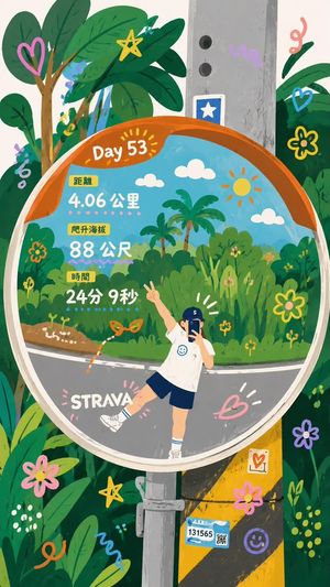 Storybook Travel Journal Illustration AI image template preview