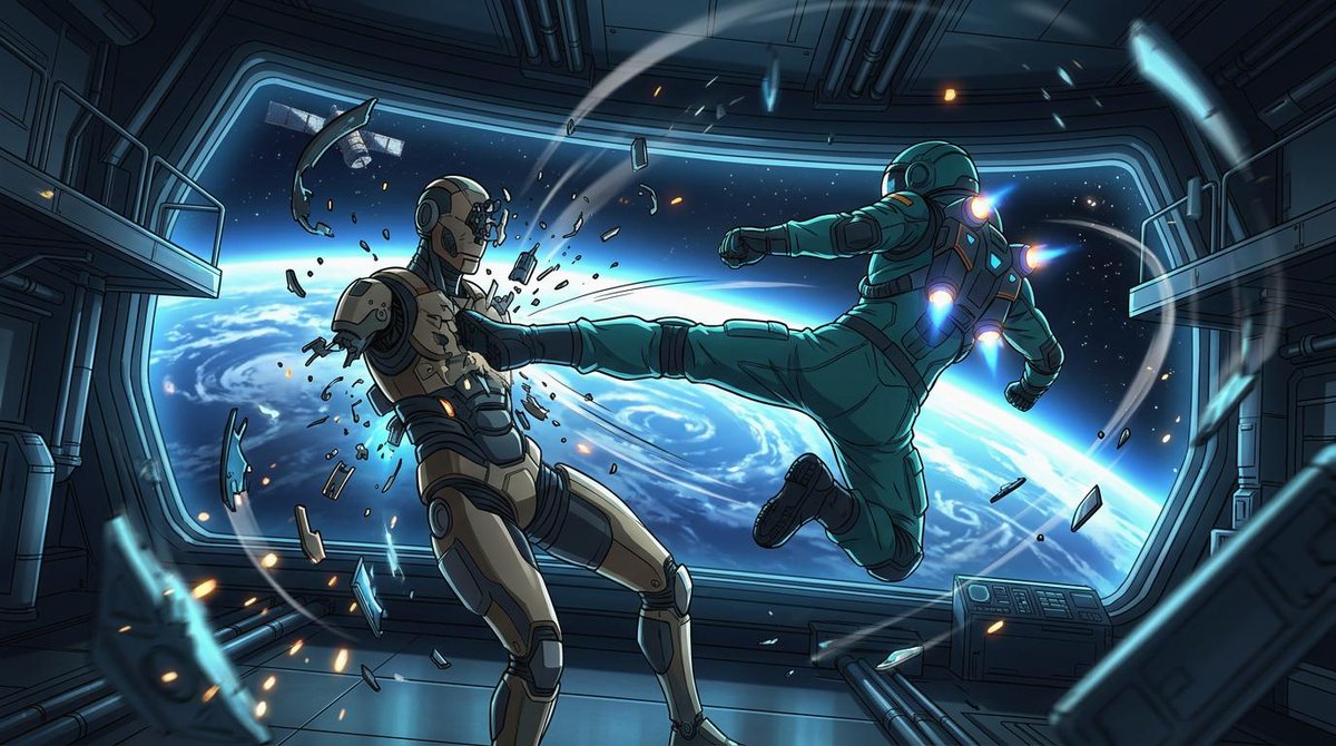 Orbital Station Zero-G Kick