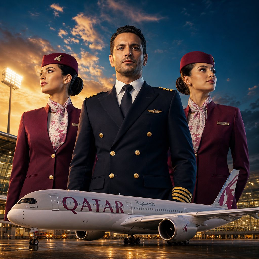Airline Crew Promotional Poster