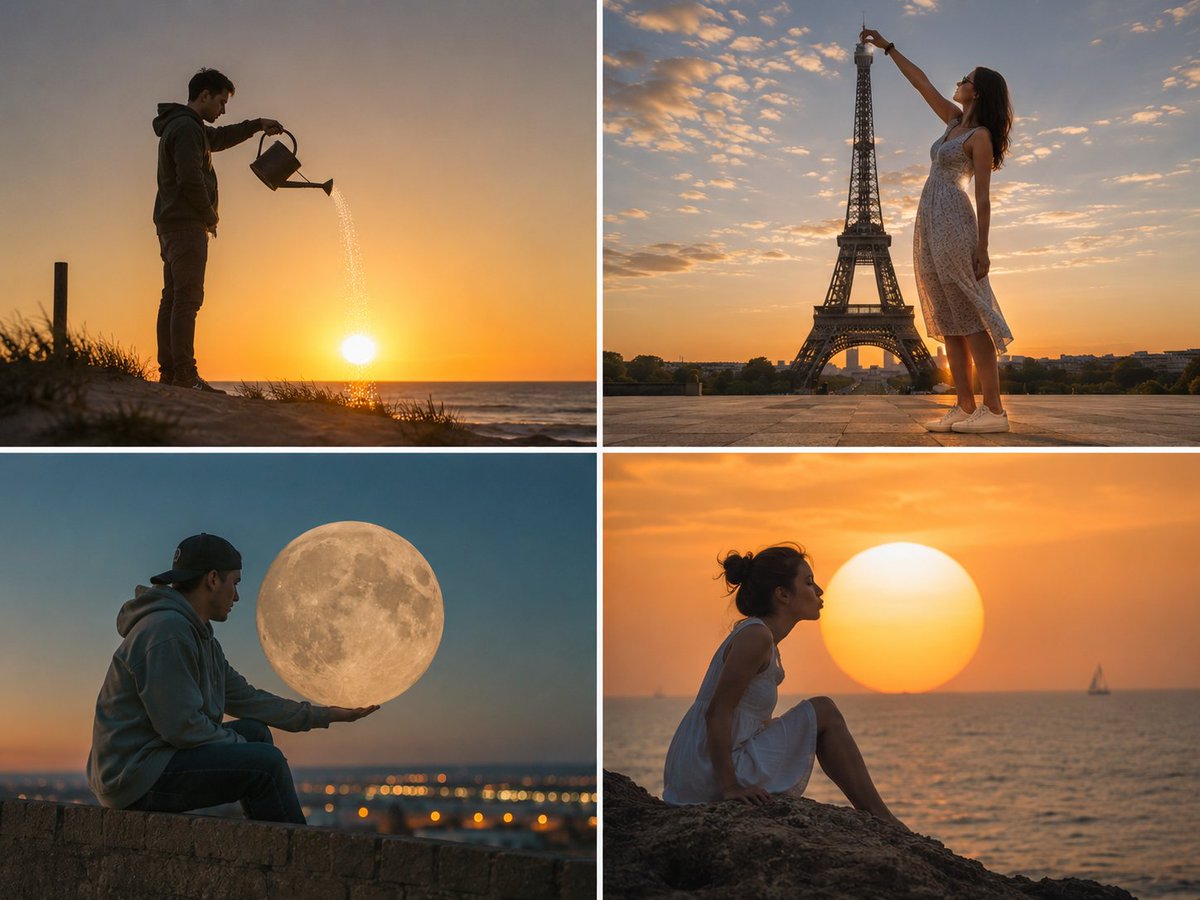 Forced Perspective Celestial Photo