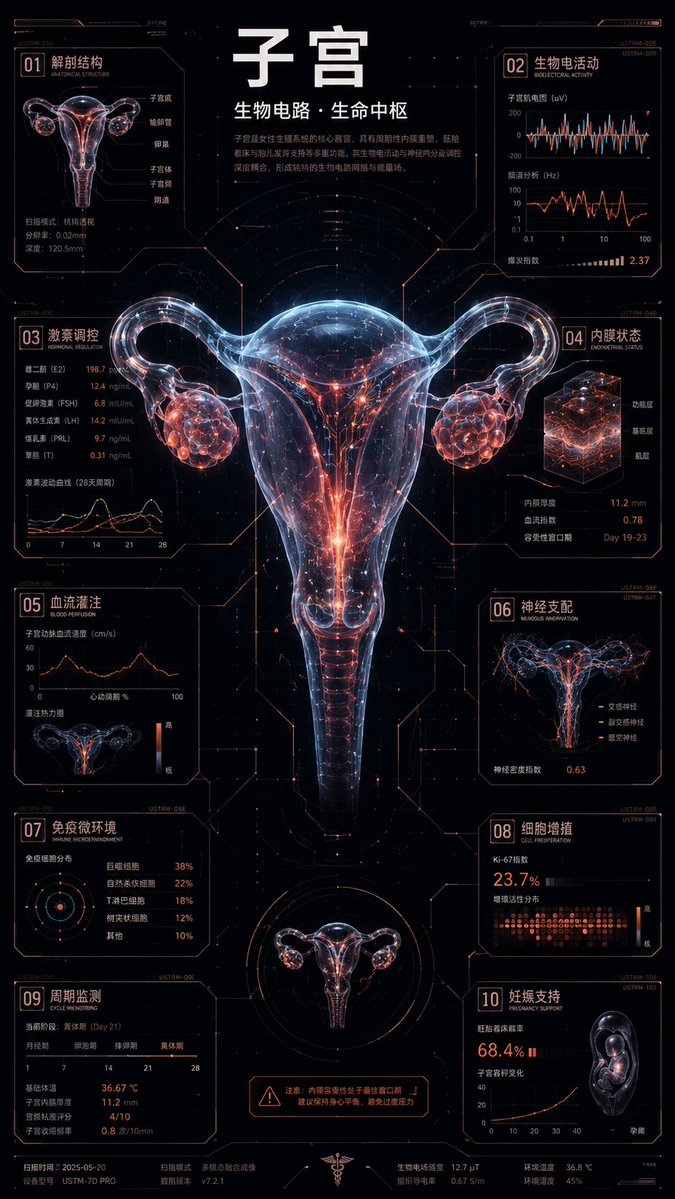 Cybernetic Bioluminescent Flower Infographic