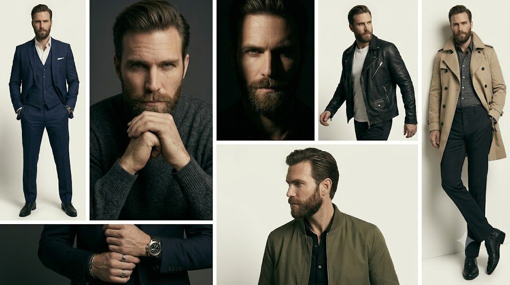 Anonymous Menswear Editorial Collage