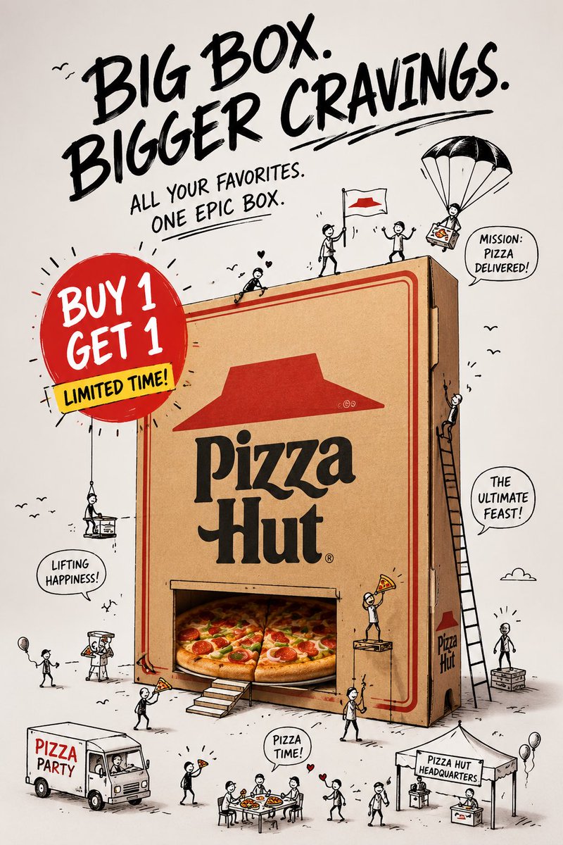 Doodle-Style Mixed Media Advertising