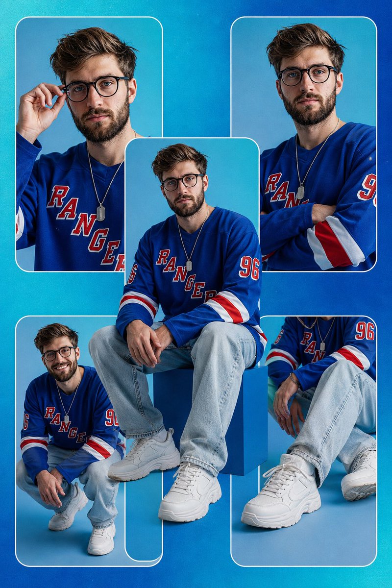 Modern Studio Fashion Collage